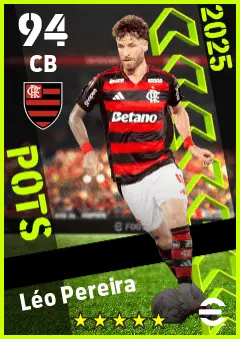 Leo Pereira eFootball 2026 player card — 94 OVR CB
