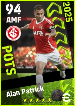 Alan Patrick eFootball 2026 player card — 94 OVR AMF