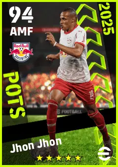 Jhon Jhon eFootball 2026 player card — 94 OVR AMF