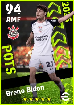 Breno Bidon eFootball 2026 player card — 94 OVR AMF