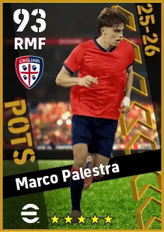 Marco Palestra eFootball 2026 player card — 93 OVR RMF