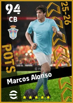 Marcos Alonso eFootball 2026 player card — 94 OVR CB