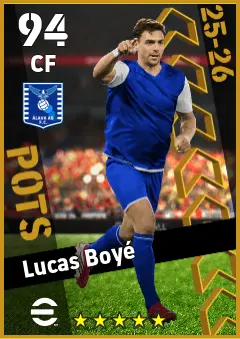Lucas Boye eFootball 2026 player card — 94 OVR CF