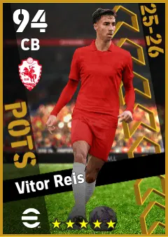 Vitor Reis eFootball 2026 player card — 94 OVR CB