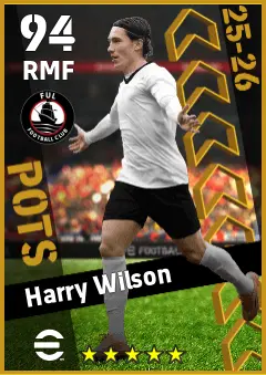 Harry Wilson eFootball 2026 player card — 94 OVR RMF