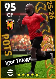 Igor Thiago eFootball 2026 player card — 95 OVR CF