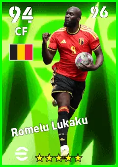 Romelu Lukaku eFootball 2026 player card — 94 OVR CF