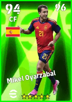 Mikel Oyarzabal eFootball 2026 player card — 94 OVR CF