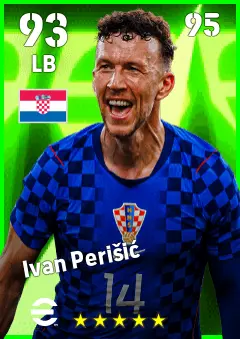 Ivan Perisic eFootball 2026 player card — 93 OVR LB
