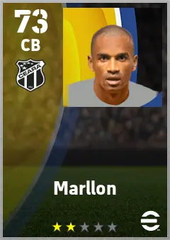 Marllon eFootball 2026 player card — 73 OVR CB