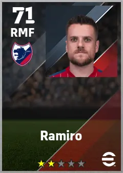 Ramiro eFootball 2026 player card — 71 OVR RMF
