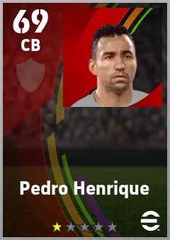 Pedro Henrique eFootball 2026 player card — 69 OVR CB