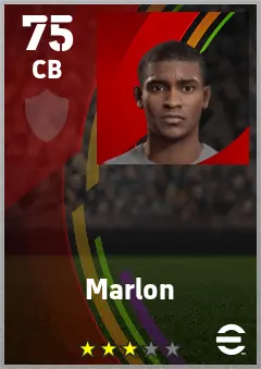 Marlon eFootball 2026 player card — 75 OVR CB