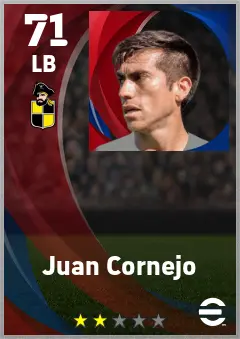 Juan Cornejo eFootball 2026 player card — 71 OVR LB