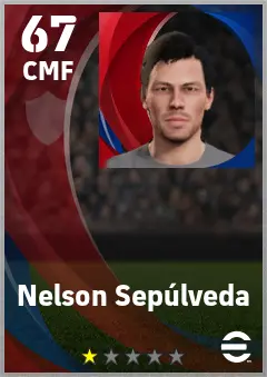Nelson Sepulveda eFootball 2026 player card — 67 OVR CMF