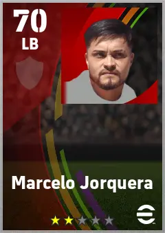 Marcelo Jorquera eFootball 2026 player card — 70 OVR LB