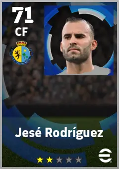 Jese Rodriguez eFootball 2026 player card — 71 OVR CF