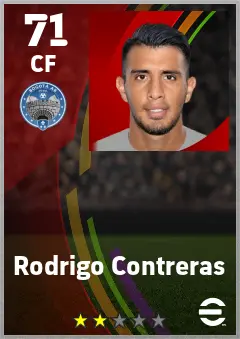 Rodrigo Contreras eFootball 2026 player card — 71 OVR CF