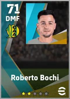 Roberto Bochi eFootball 2026 player card — 71 OVR DMF