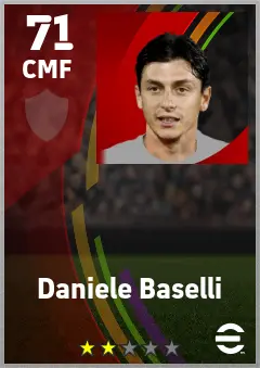 Daniele Baselli eFootball 2026 player card — 71 OVR CMF