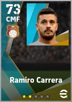 Ramiro Carrera eFootball 2026 player card — 73 OVR CMF