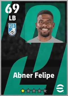 Abner Felipe eFootball 2026 player card — 69 OVR LB