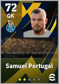 Samuel Portugal eFootball 2026 player card, 72 OVR GK