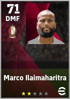 Marco Ilaimaharitra eFootball 2026 player card — 71 OVR DMF