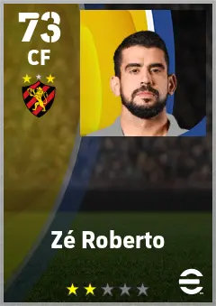 Ze Roberto eFootball 2026 player card — 73 OVR CF