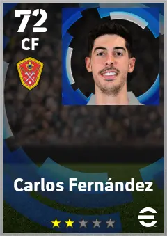 Carlos Fernandez eFootball 2026 player card — 72 OVR CF