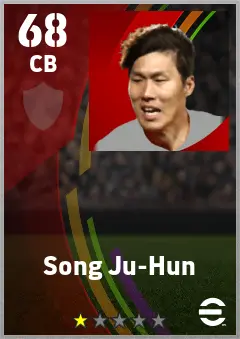 Song Ju-Hun eFootball 2026 player card — 68 OVR CB