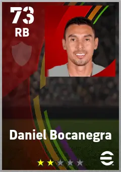 Daniel Bocanegra eFootball 2026 player card — 73 OVR RB