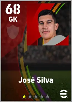 Jose Silva eFootball 2026 player card — 68 OVR GK