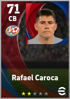 Rafael Caroca eFootball 2026 player card — 71 OVR CB