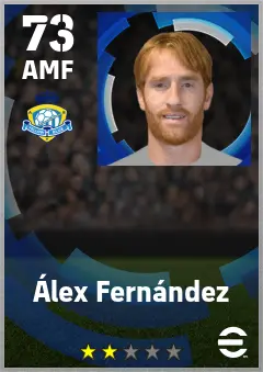 Alex Fernandez eFootball 2026 player card — 73 OVR AMF