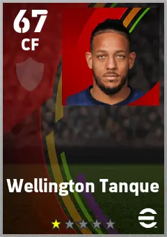 Wellington Tanque eFootball 2026 player card — 67 OVR CF