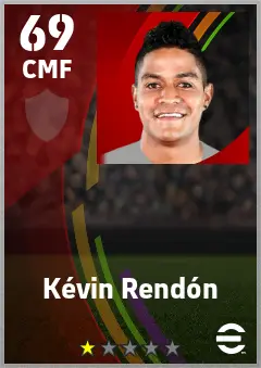 Kevin Rendon eFootball 2026 player card — 69 OVR CMF