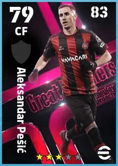 Aleksandar Pesic eFootball 2026 player card — 79 OVR CF