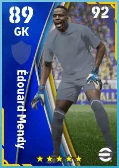 Edouard Mendy eFootball 2026 player card — 89 OVR GK