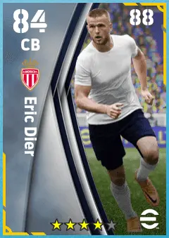 Eric Dier eFootball 2026 player card — 84 OVR CB
