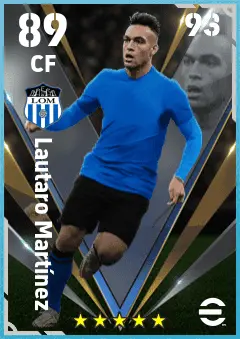 Lautaro Martinez eFootball 2026 player card — 89 OVR CF