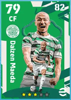 Daizen Maeda eFootball 2026 player card — 79 OVR CF