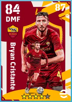 Bryan Cristante eFootball 2026 player card — 84 OVR DMF