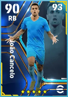 Joao Cancelo eFootball 2026 player card — 90 OVR RB