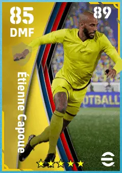 Etienne Capoue eFootball 2026 player card — 85 OVR DMF