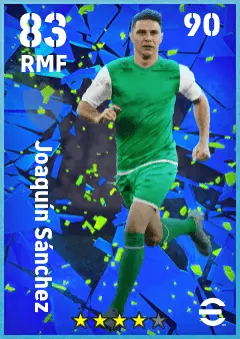 Joaquin Sanchez eFootball 2026 player card — 83 OVR RMF