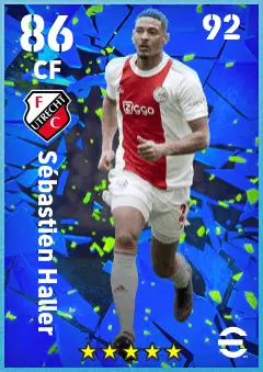 Sebastien Haller eFootball 2026 player card — 86 OVR CF