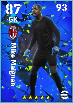 Mike Maignan eFootball 2026 player card — 87 OVR GK