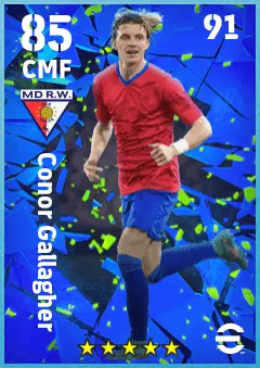 Conor Gallagher eFootball 2026 player card — 85 OVR CMF