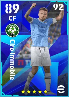 Ciro Immobile eFootball 2026 player card — 89 OVR CF